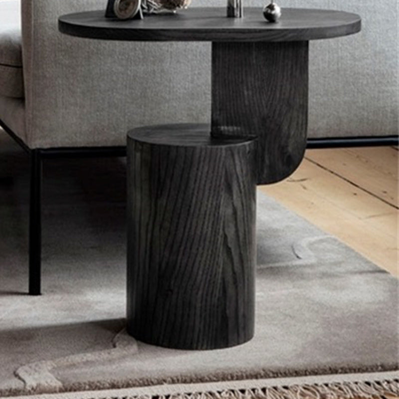 11" Wide Contemporary Corner Table Oval Storage Accent Side Table Clearhalo 'Coffee & Accent Tables' 'End & Side Tables' 'end_side_tables' 'furn' 'furn_end_side_tables' 'Furniture' 'Living Room Furniture' 7257323