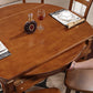 Dining Room Extendable Dinner Table Rubberwood 4 Legs Dining Table