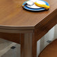 Dining Room Extendable Dinner Table Rubberwood 4 Legs Dining Table