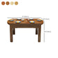 Dining Room Extendable Dinner Table Rubberwood 4 Legs Dining Table