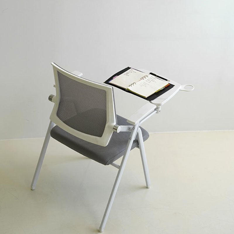 Contemporary Fixed Arms Conference Chair Mesh-back Task Chair for Office Clearhalo 'furn' 'furn_office_chair' 'Furniture' 'Office Chairs' 'Office Furniture' 'office_chair' 7257501