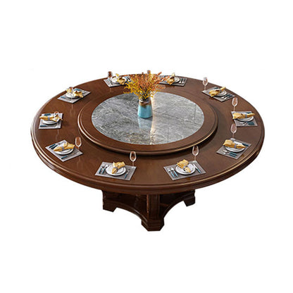 Voetstuk Eettafel Massief Houten Converteerbare Tafel voor Eetkamer