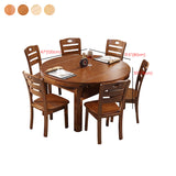 Modern Style Dining Table Solid Wood Butterfly Leaf Dining Table for Kitchen Use Clearhalo 'Dining Tables & Seating' 'Dining Tables' 'dining_table' 'furn' 'furn_dining_table' 'Furniture' 'Kitchen & Dining Furniture' 7257565