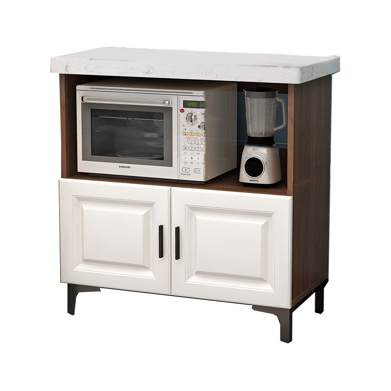 Tavolo da pranzo moderno per sala da pranzo tavolo di preparazione in marmo con mobile in magazzino