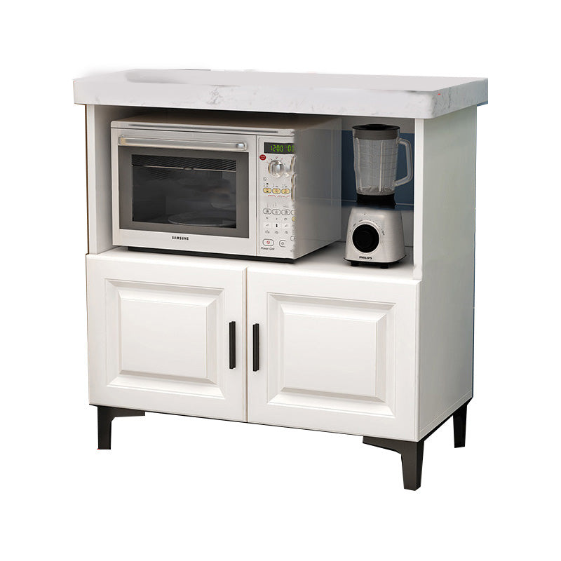 Tavolo da pranzo moderno per sala da pranzo tavolo di preparazione in marmo con mobile in magazzino