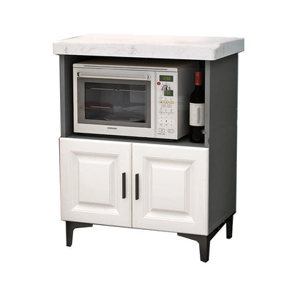 Tavolo da pranzo moderno per sala da pranzo tavolo di preparazione in marmo con mobile in magazzino