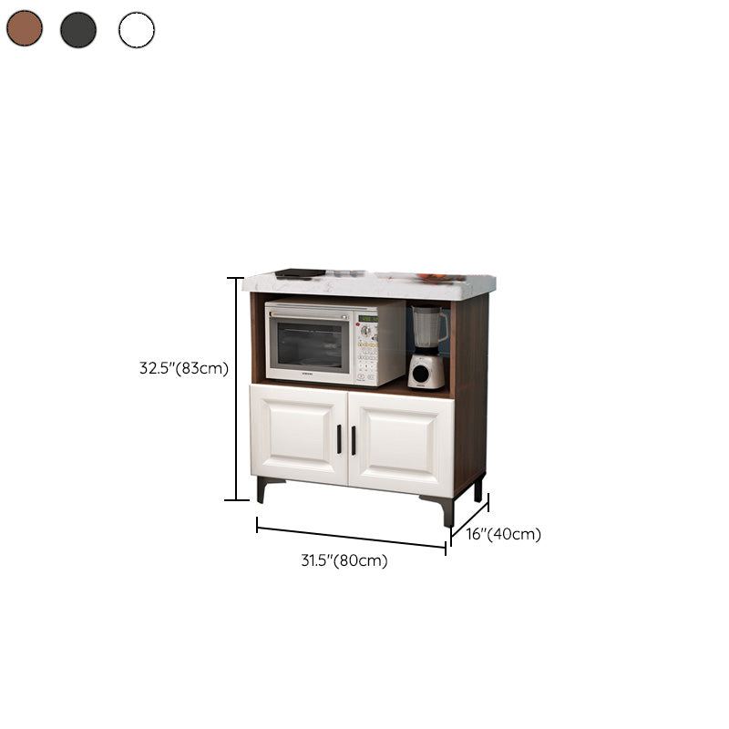 Tavolo da pranzo moderno per sala da pranzo tavolo di preparazione in marmo con mobile in magazzino