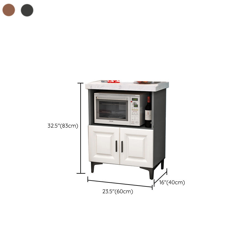 Tavolo da pranzo moderno per sala da pranzo tavolo di preparazione in marmo con mobile in magazzino