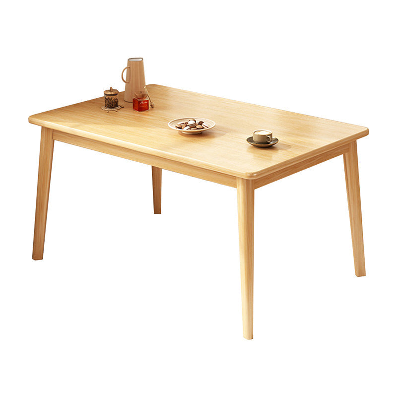 Contemporary 1/4/5 Pieces Dining Table Rectangle Wood Furniture for Restaurant Clearhalo 'Dining Room Sets' 'Dining Tables & Seating' 'dining_room_set' 'furn' 'furn_dining_room_set' 'Furniture' 'Kitchen & Dining Furniture' 7258284