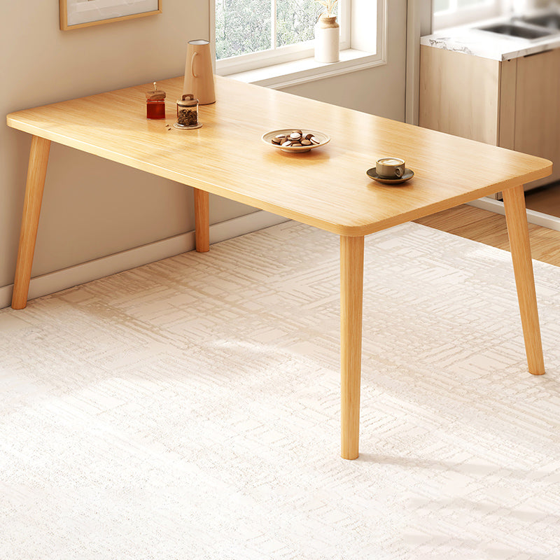 Contemporary 1/4/5 Pieces Dining Table Rectangle Wood Furniture for Restaurant Wood 47.2"L x 23.6"W Clearhalo 'Dining Room Sets' 'Dining Tables & Seating' 'dining_room_set' 'furn' 'furn_dining_room_set' 'Furniture' 'Kitchen & Dining Furniture' 7258290