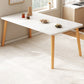 Contemporary 1/4/5 Pieces Dining Table Rectangle Wood Furniture for Restaurant