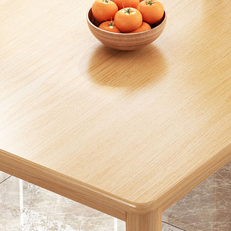 Contemporary 1/4/5 Pieces Dining Table Rectangle Wood Furniture for Restaurant Clearhalo 'Dining Room Sets' 'Dining Tables & Seating' 'dining_room_set' 'furn' 'furn_dining_room_set' 'Furniture' 'Kitchen & Dining Furniture' 7258295