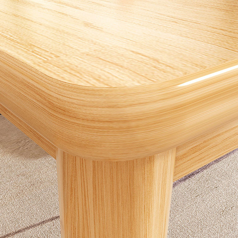 Contemporary 1/4/5 Pieces Dining Table Rectangle Wood Furniture for Restaurant