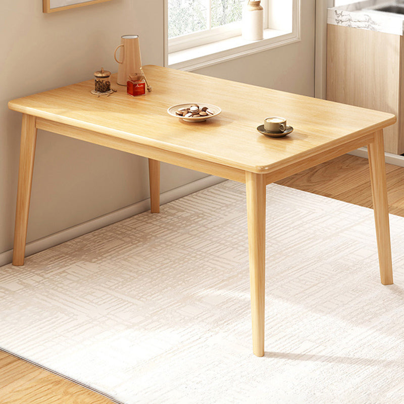 Contemporary 1/4/5 Pieces Dining Table Rectangle Wood Furniture for Restaurant Clearhalo 'Dining Room Sets' 'Dining Tables & Seating' 'dining_room_set' 'furn' 'furn_dining_room_set' 'Furniture' 'Kitchen & Dining Furniture' 7258299