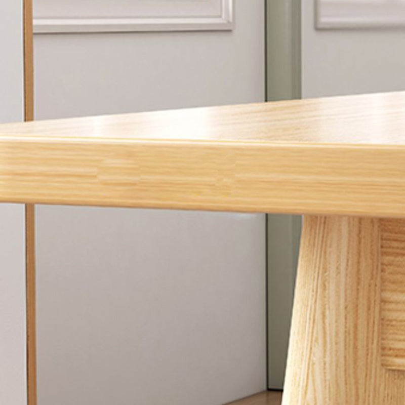 Modern 1/4/5 stuks eettafel houten rechthoekige meubels voor restaurant