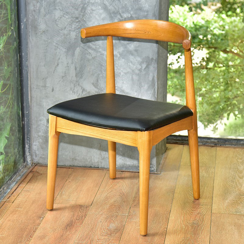 Natural Finish Solid Wood Dining Set 1/2/5 Pcs Industrial Dinette Table Set for Home Clearhalo 'Dining Room Sets' 'Dining Tables & Seating' 'dining_room_set' 'furn' 'furn_dining_room_set' 'Furniture' 'Kitchen & Dining Furniture' 7258362