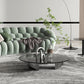 Black Glass Top Coffee Table Modern Round 3 Legs Cocktail Table Clearhalo 'Coffee & Accent Tables' 'Coffee Tables' 'coffee_tables' 'furn' 'furn_coffee_tables' 'Furniture' 'Living Room Furniture' 7258630