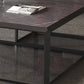 Geometric Slate & Glass Coffee Table Modern Simple Cocktail Table with Floor Shelf Clearhalo 'Coffee & Accent Tables' 'Coffee Tables' 'coffee_tables' 'furn' 'furn_coffee_tables' 'Furniture' 'Living Room Furniture' 7258656