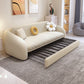 37 "divano scandinavo largo futon bianco abbreviabile divano pieghevole