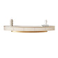 Modern TV Console Stone Media Console TV Stand with 3 Drawers 79"L x 16"W x 14"H Gold Clearhalo 'furn' 'furn_tv_stands_entertainment_centers' 'Furniture' 'Living Room Furniture' 'TV Stands & Entertainment Centers' 'TV Stands & Media Storage Furniture' 'tv_stands_entertainment_centers' 7258975