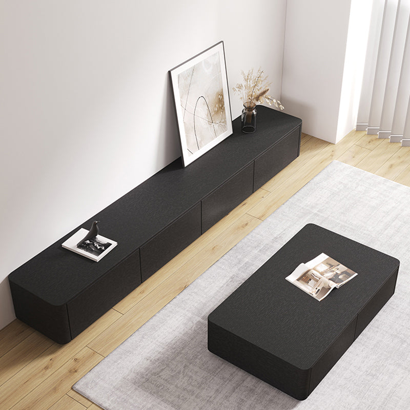 Wooden TV Console Modern Media Console TV Stand with Drawers Clearhalo 'furn' 'furn_tv_stands_entertainment_centers' 'Furniture' 'Living Room Furniture' 'TV Stands & Entertainment Centers' 'TV Stands & Media Storage Furniture' 'tv_stands_entertainment_centers' 7258986