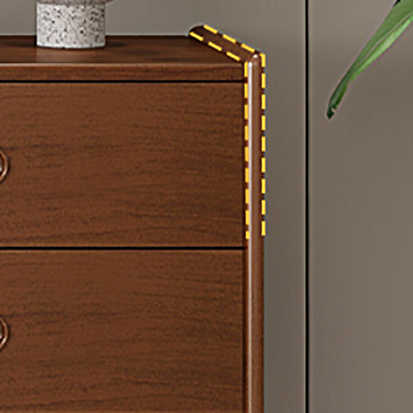 Cómoda cómoda de almacenamiento moderna, cómoda de madera maciza con cajones 5/6/9