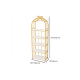 Gouden standaard boekenkast hedendaagse metaal open rug boekenplank