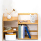 Moderne stijl Open Back Bookshelf Bamboo boekenkast met planken