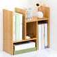 Moderne stijl Open Back Bookshelf Bamboo boekenkast met planken