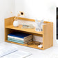Moderne stijl Open Back Bookshelf Bamboo boekenkast met planken