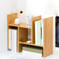 Moderne stijl Open Back Bookshelf Bamboo boekenkast met planken