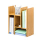 Moderne stijl Open Back Bookshelf Bamboo boekenkast met planken