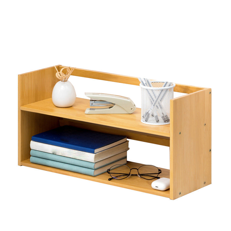 Moderne stijl Open Back Bookshelf Bamboo boekenkast met planken