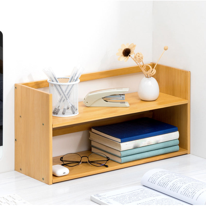 Moderne stijl Open Back Bookshelf Bamboo boekenkast met planken