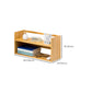 Moderne stijl Open Back Bookshelf Bamboo boekenkast met planken