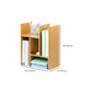 Moderne stijl Open Back Bookshelf Bamboo boekenkast met planken