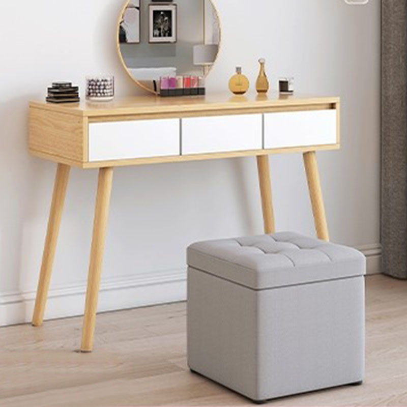 Modern Pouf Ottoman Cotton Upholstered Tufted Solid Color Square Ottoman with Storage Clearhalo 'furn' 'furn_ottomans_poufs' 'Furniture' 'Living Room Furniture' 'Ottomans & Poufs' 'ottomans_poufs' 7259506