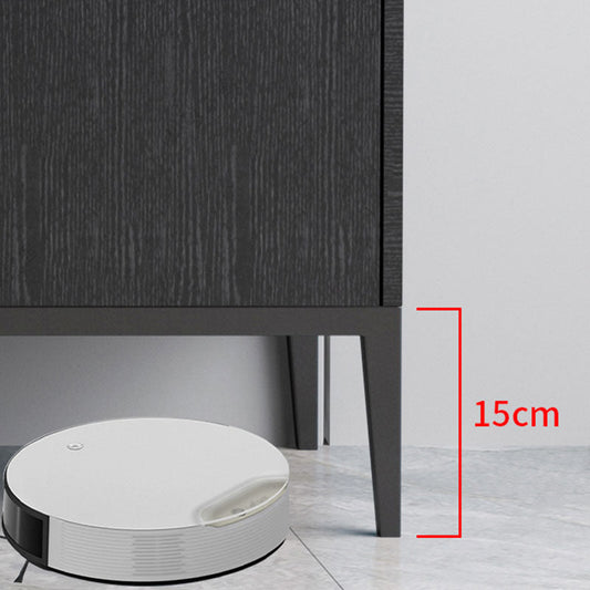 Sideboard di vetro moderni a buffet di vetro, 15,7 "W x 33,5" H