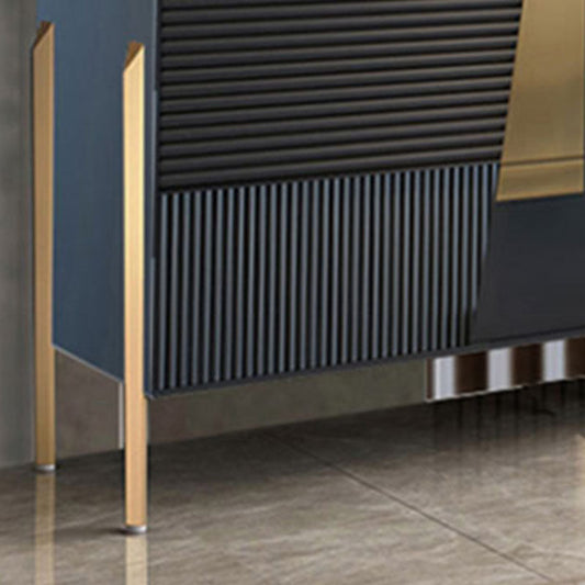 Tavolo glam tavolo ingegnerizzato in legno a buffet con cassetti per sala da pranzo