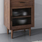 Contemporary Buffet Server Pine Dining Server with Drawers for Living Room Clearhalo 'buffet_sideboard' 'Buffets & Sideboards' 'furn' 'furn_buffet_sideboard' 'Furniture' 'Kitchen & Dining Furniture' 7259611