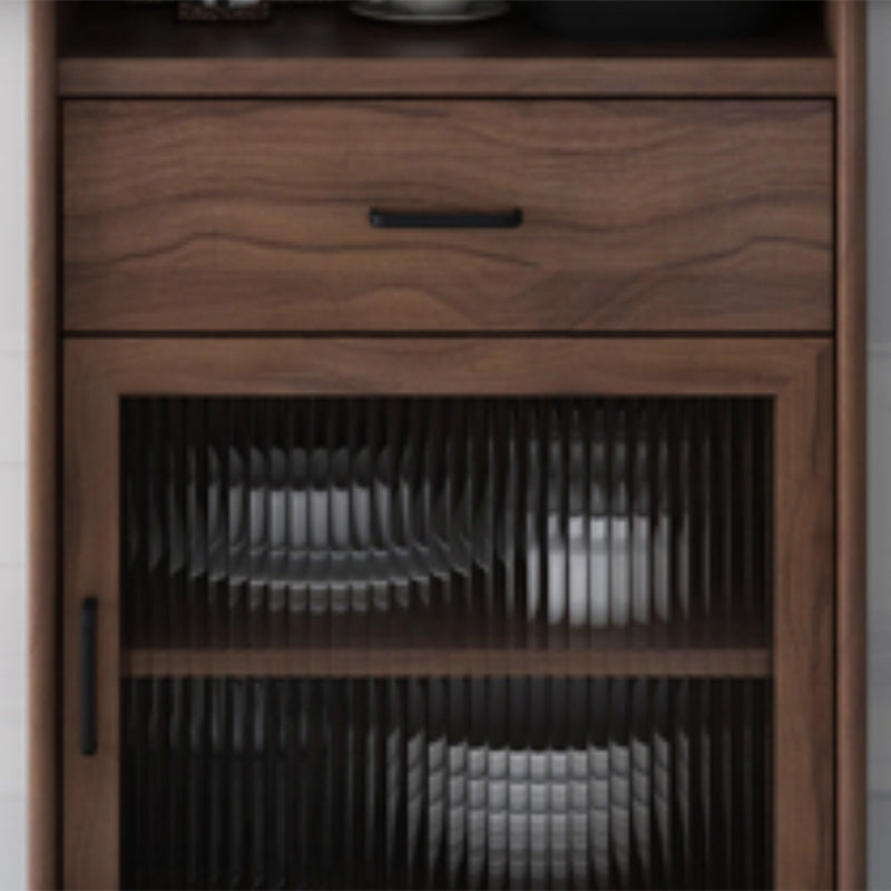 Contemporary Buffet Server Pine Dining Server with Drawers for Living Room Clearhalo 'buffet_sideboard' 'Buffets & Sideboards' 'furn' 'furn_buffet_sideboard' 'Furniture' 'Kitchen & Dining Furniture' 7259612