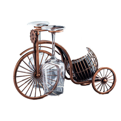 Modern Simple Tabletop Wine Rack Iron Glam Wine Bottle Rack for Kitchen