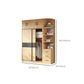 Modern Pine Solid Wood Wardrobe Freestanding Wardrobe with Soft Close Doors Clearhalo 'Armoires & Wardrobes' 'armoires_wardrobes' 'Bedroom Furniture' 'furn' 'furn_armoires_wardrobes' 'Furniture' 7261047