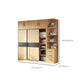 Modern Pine Solid Wood Wardrobe Freestanding Wardrobe with Soft Close Doors Clearhalo 'Armoires & Wardrobes' 'armoires_wardrobes' 'Bedroom Furniture' 'furn' 'furn_armoires_wardrobes' 'Furniture' 7261050