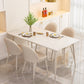 Rectangle Dining Table Contemporary 4 Legs Dining Site Table Clearhalo 'Dining Tables & Seating' 'Dining Tables' 'dining_table' 'furn' 'furn_dining_table' 'Furniture' 'Kitchen & Dining Furniture' 7261096
