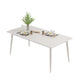 Rectangle Dining Table Contemporary 4 Legs Dining Site Table White Without Chairs Clearhalo 'Dining Tables & Seating' 'Dining Tables' 'dining_table' 'furn' 'furn_dining_table' 'Furniture' 'Kitchen & Dining Furniture' 7261101