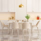 Rectangle Dining Table Contemporary 4 Legs Dining Site Table Clearhalo 'Dining Tables & Seating' 'Dining Tables' 'dining_table' 'furn' 'furn_dining_table' 'Furniture' 'Kitchen & Dining Furniture' 7261109
