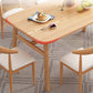 Contemporary Rectangle Kitchen Dinner Table 4 Legs Dining Table Clearhalo 'Dining Tables & Seating' 'Dining Tables' 'dining_table' 'furn' 'furn_dining_table' 'Furniture' 'Kitchen & Dining Furniture' 7261117