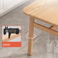 Contemporary Rectangle Kitchen Dinner Table 4 Legs Dining Table Clearhalo 'Dining Tables & Seating' 'Dining Tables' 'dining_table' 'furn' 'furn_dining_table' 'Furniture' 'Kitchen & Dining Furniture' 7261121