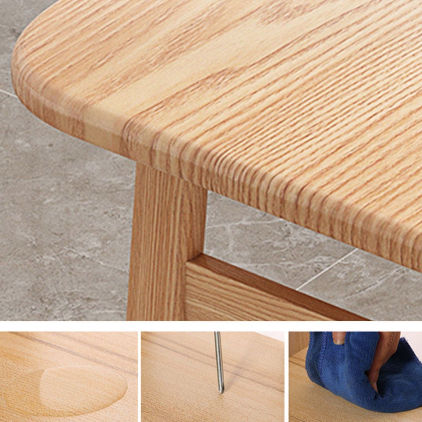 Contemporary Rectangle Kitchen Dinner Table 4 Legs Dining Table Clearhalo 'Dining Tables & Seating' 'Dining Tables' 'dining_table' 'furn' 'furn_dining_table' 'Furniture' 'Kitchen & Dining Furniture' 7261122